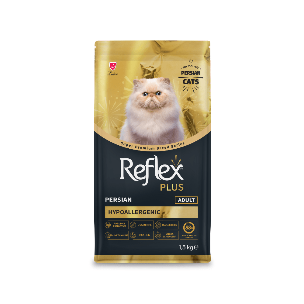 Reflex Plus Persian Tavuklu ve Yaban Mersinli Yetişkin Kedi Maması 1,5 Kg