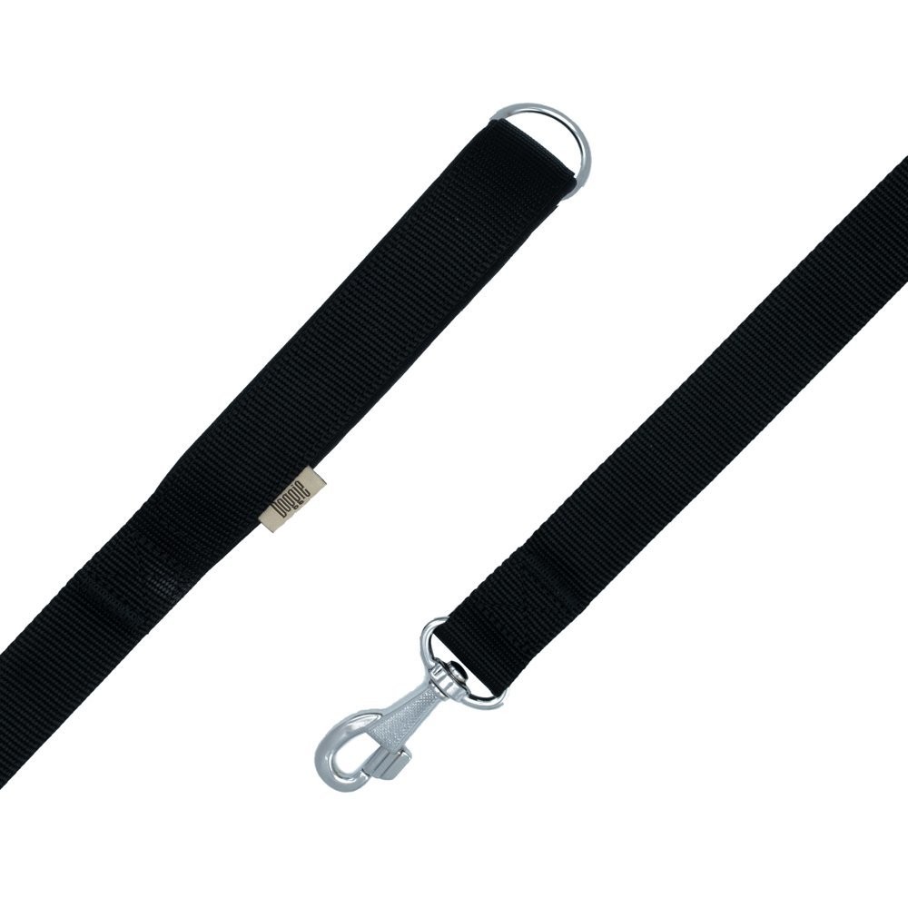Doggie Dokuma Köpek Gezdirme Kayışı M 3x100 Cm Siyah