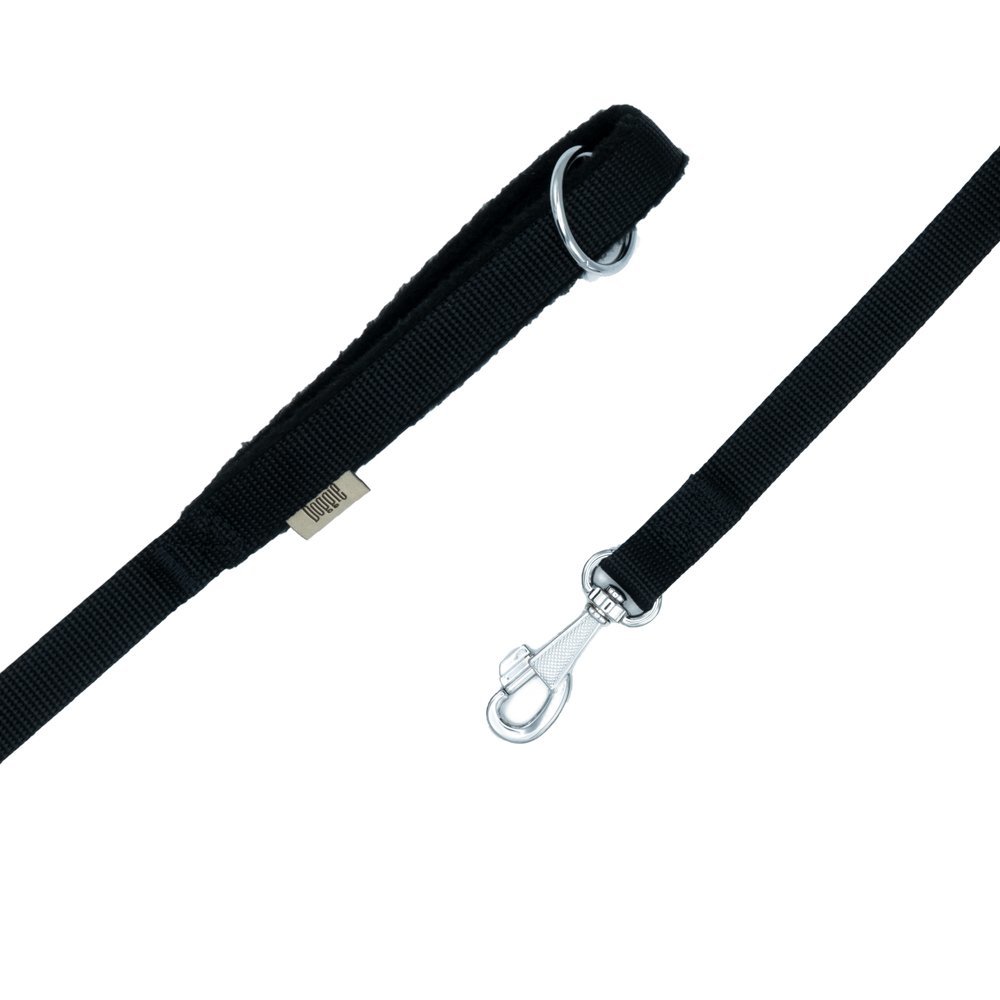 Doggie Polar Dokumadan El Yapımı Köpek Gezdirme Kayışı 2x140 Cm Siyah