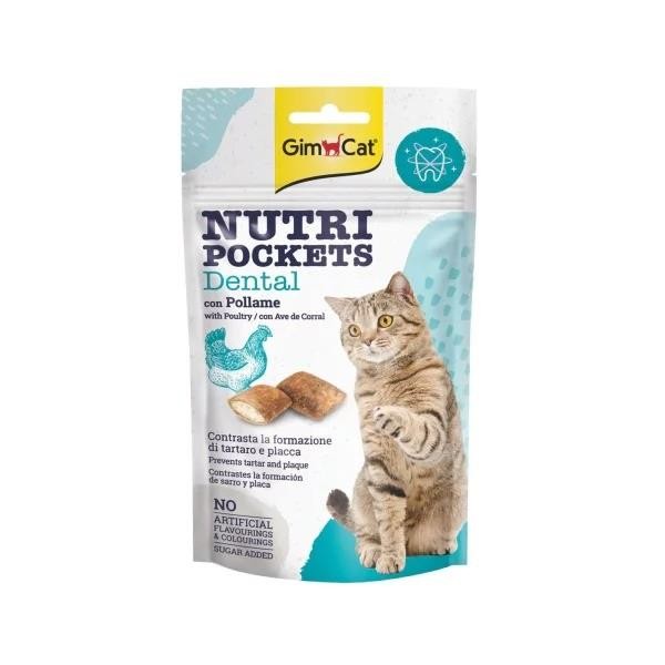 Gimcat Nutripockets Dental Diş Sağlığı için Kedi Ödül Maması 60 Gr