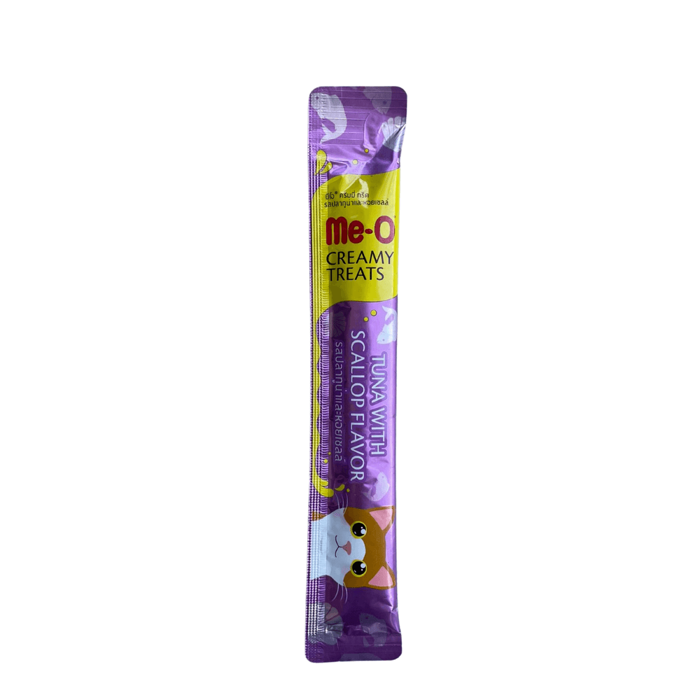 Me-O Kremalı Deniz Tarağı ve Ton Balıklı Sıvı Kedi Ödülü 15 Gr