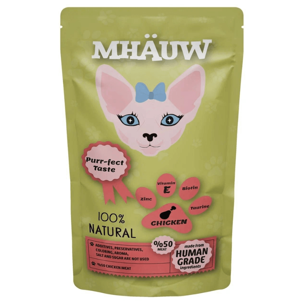 Mhauw Tavuklu Yetişkin Kedi Ödül Maması 80 Gr