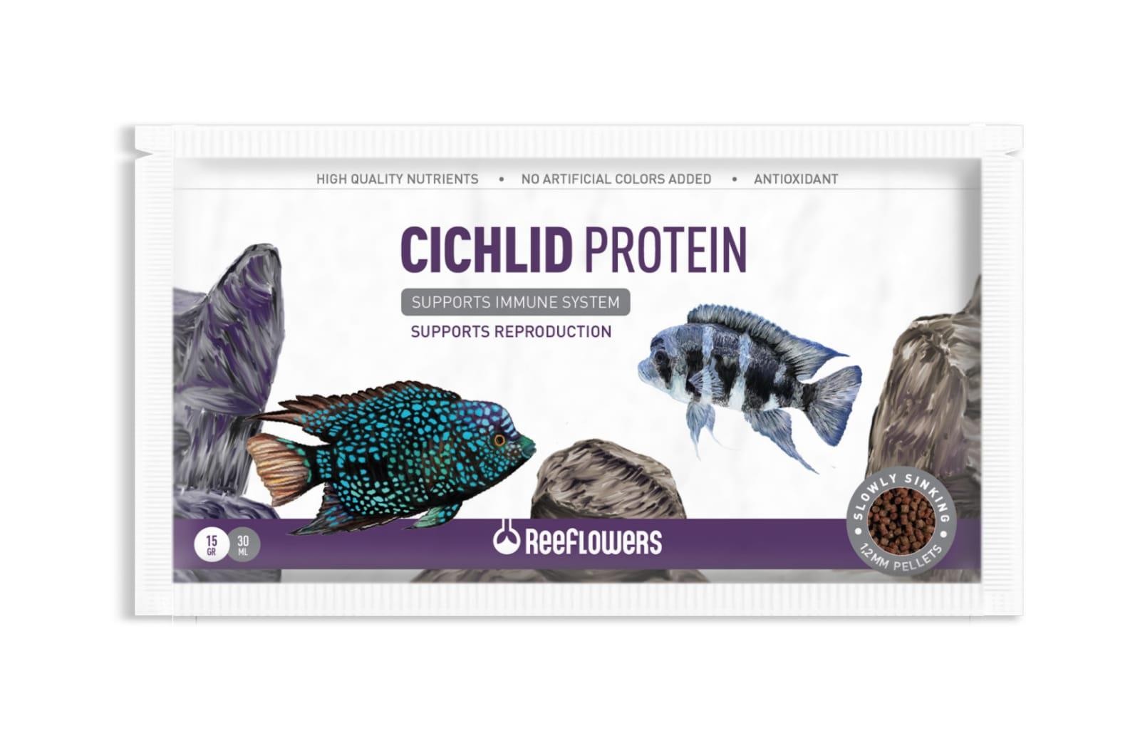 ReeFlowers Cichlid Protein Balık Yemi 15 Gr