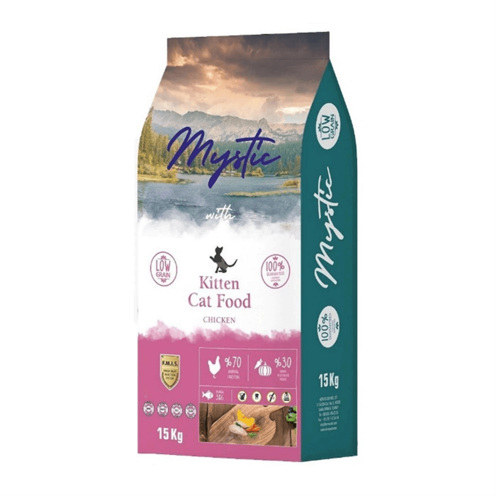 Mystic Az Tahıllı Tavuklu Yavru Kedi Maması 15 Kg