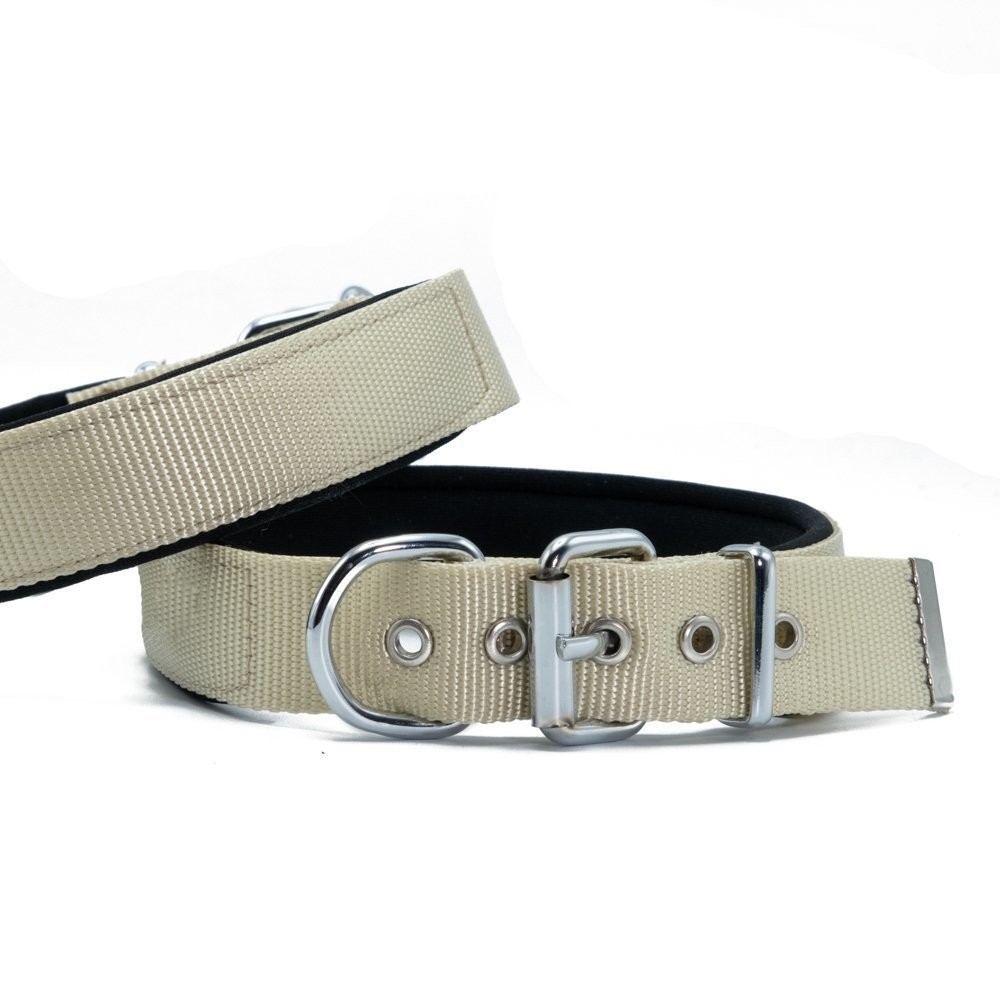 Doggie Comfort Yumuşak Dokuma Köpek Boyun Tasması L 3x47-55 Cm Haki