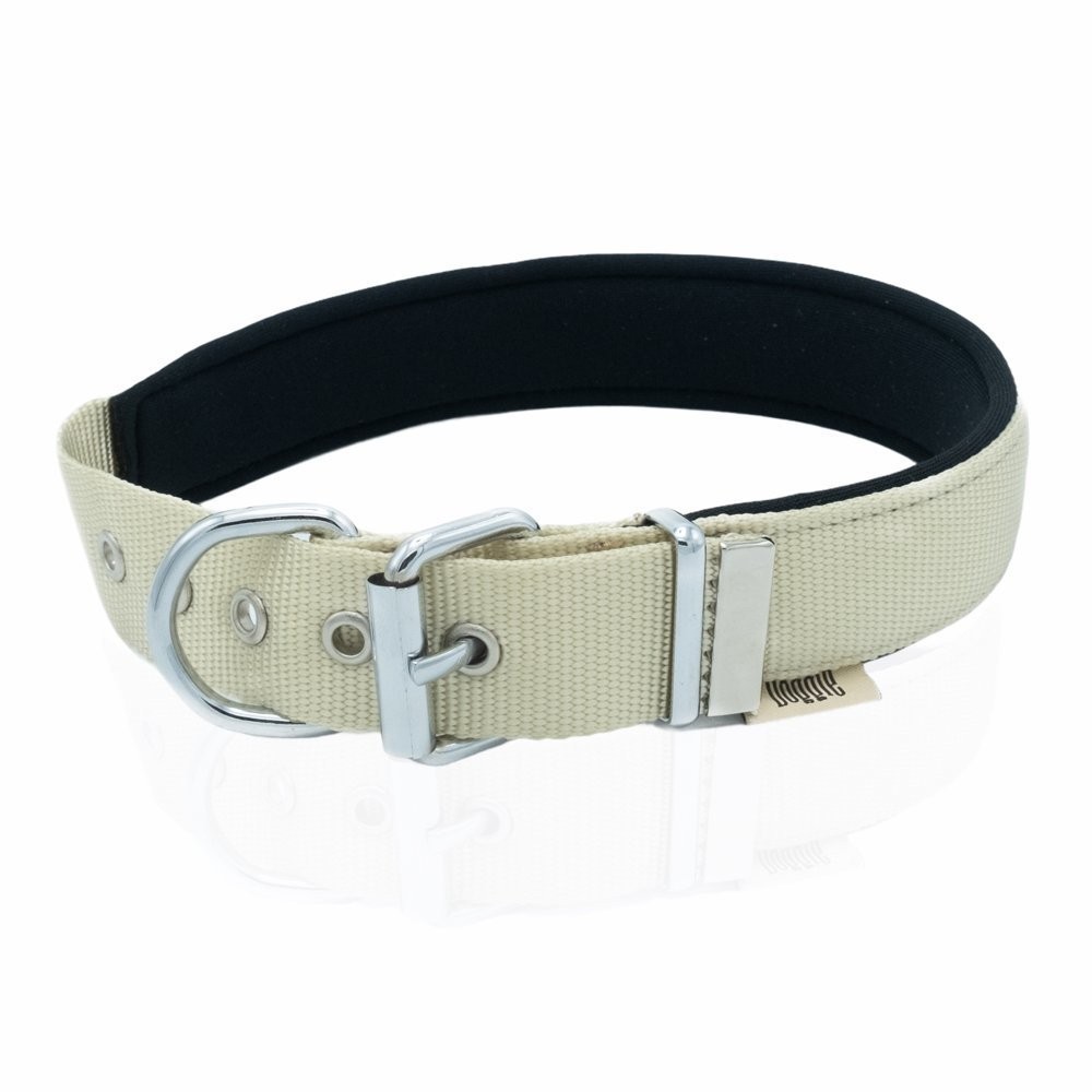 Doggie Comfort Yumuşak Dokuma Köpek Boyun Tasması L 3x47-55 Cm Haki
