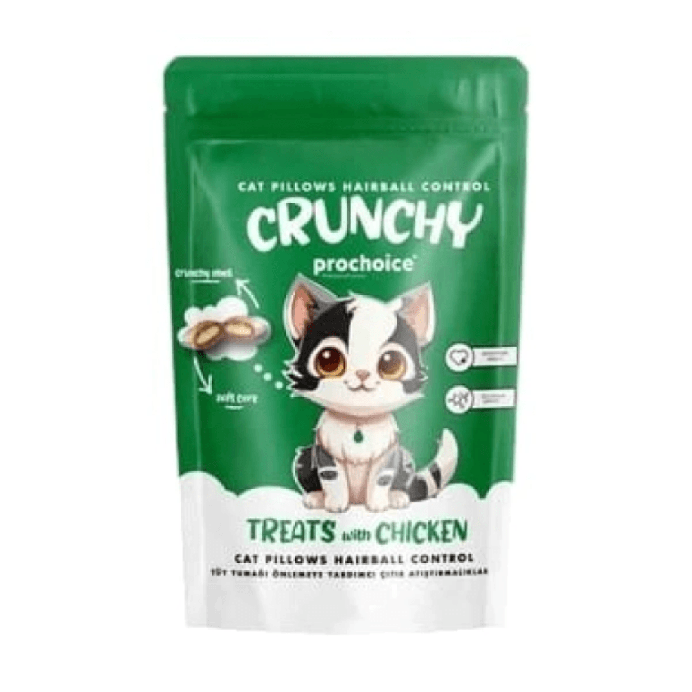 ProChoice Crunchy Tüy Yumağı Kontrolü için Tavuklu Kedi Ödülü 60 Gr