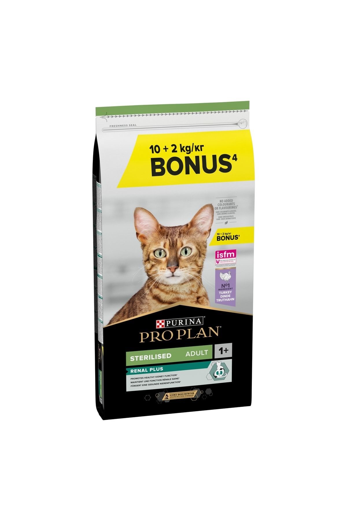 Pro Plan Kısırlaştırılmış Hindi Etli Yetişkin Kedi Maması 10 + 2 Kg BONUS