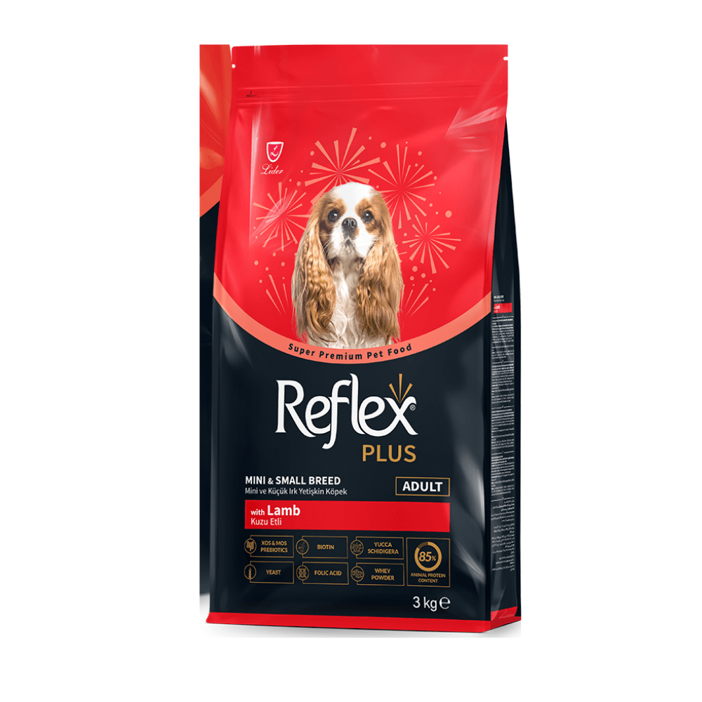 Reflex Plus Kuzu Etli Mini Ve Küçük Irk Yetişkin Köpek Maması