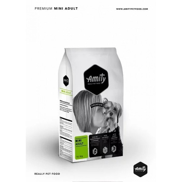 Amity Premium Kuzulu ve Tavuklu Küçük Irk Yetişkin Köpek Maması 10 Kg