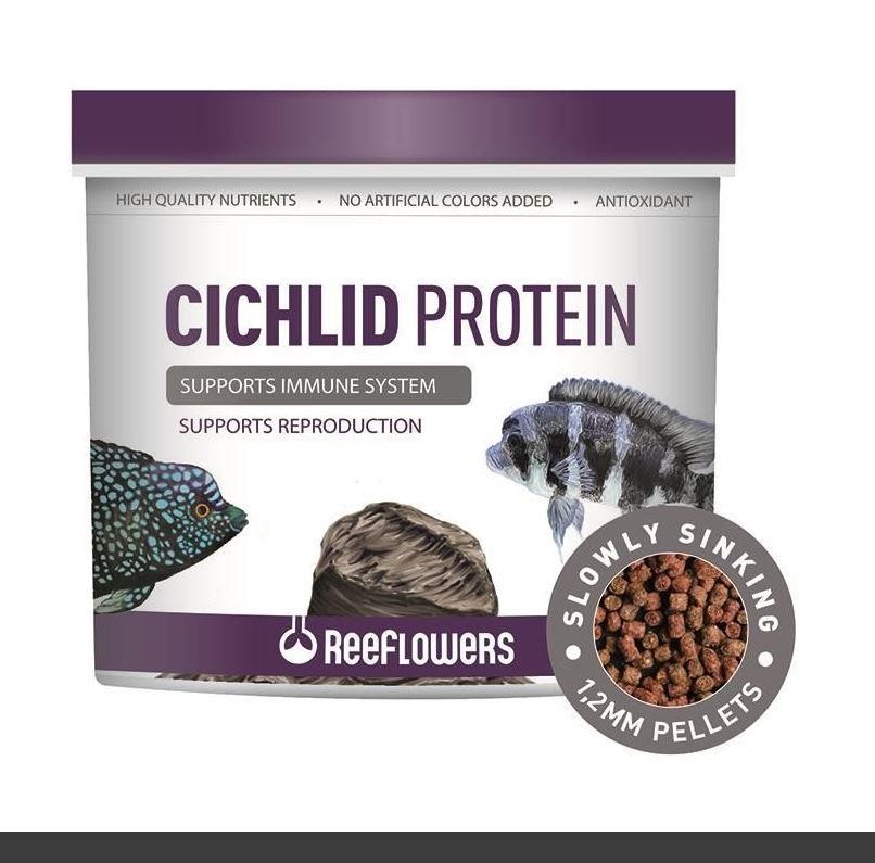 ReeFlowers Cichlid Protein Pellet 1.2 Mm 1000 Ml