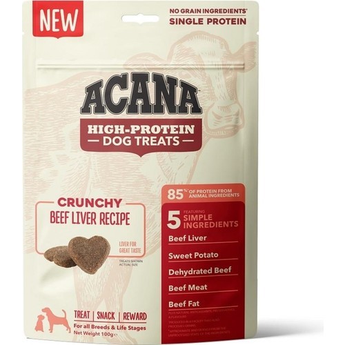 Acana Crunchy Beef Dog Treats Sığır Etli Köpek Ödülü 100 Gr