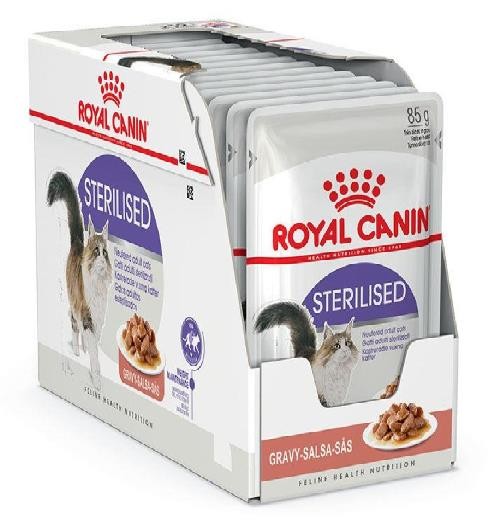 Royal Canin Kısırlaştırılmış Soslu Kedi Konservesi 85 Gr (12 Adet)