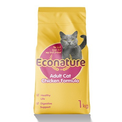 Econature Tavuklu Yetişkin Kedi Maması 1 Kg