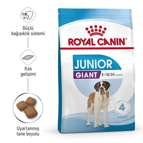 Royal Canin Giant Junior Dev Irk Yavru Köpek Maması 15 Kg