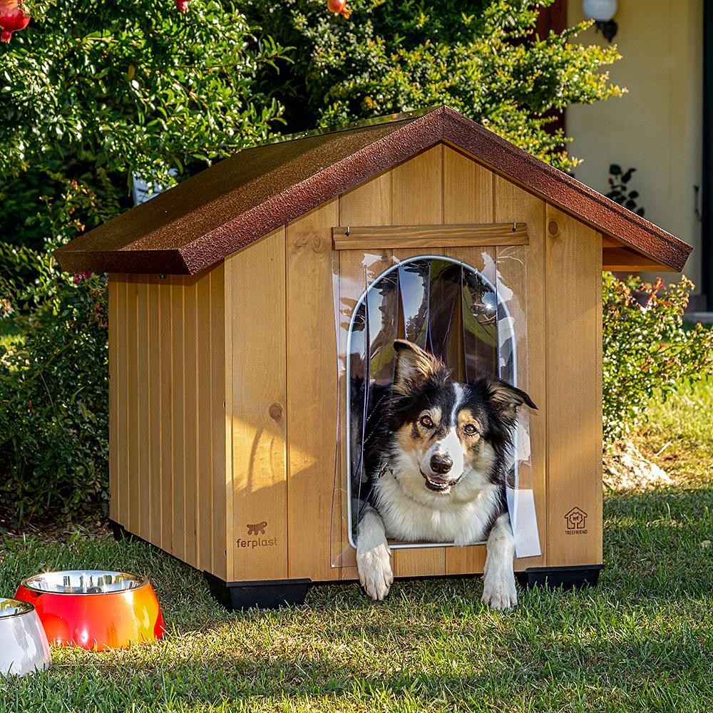 Ferplast Domus Ahşap Köpek Kulübesi M