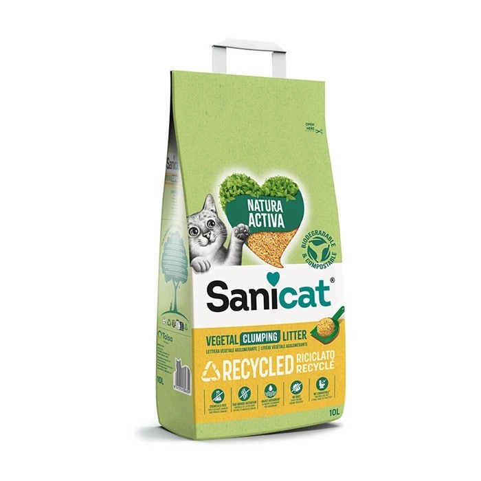 SaniCat Natura Activa Doğal Kedi Kumu 10 Lt