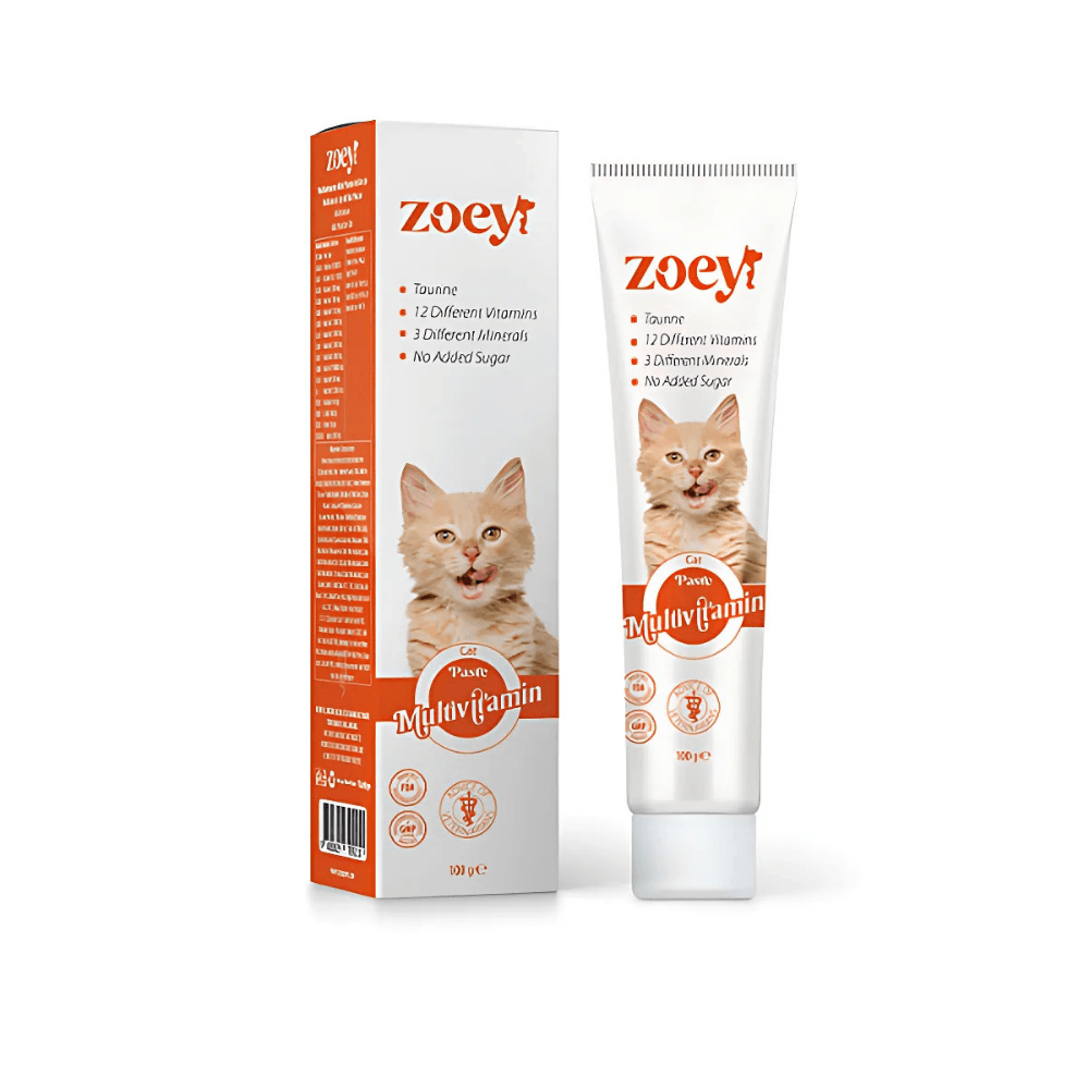 Zoey Genel Sağlık Destekleyici Kedi Multivitamin Paste 100 Gr