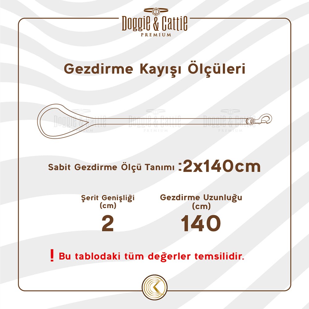 Doggie Polar Dokumadan El Yapımı Köpek Gezdirme Kayışı 3x100 Cm K.Haki