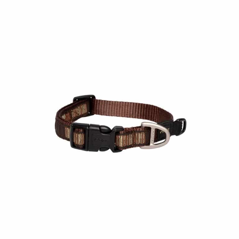 Rogz Fancy Dress Halsband M Mocha Bone Boyun Tasması