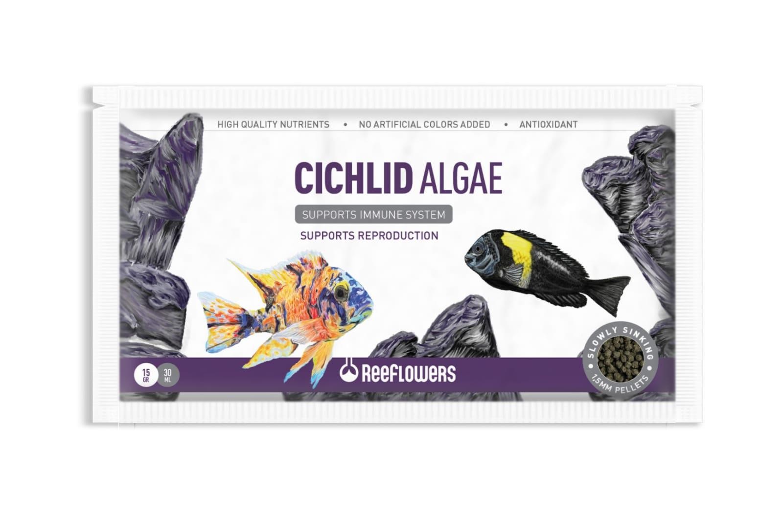 ReeFlowers Cichlid Algae Balık Yemi 15 Gr