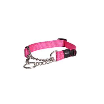 Rogz Utility Control Chain Halsband L Roze Boyun Tasması