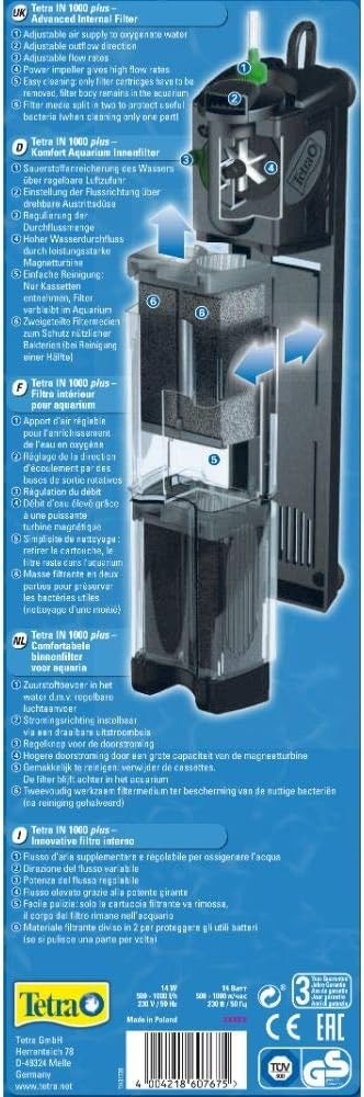 Tetra IN 1000 Plus Akvaryum İç Filtre