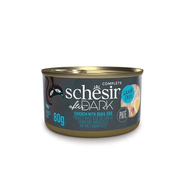 Schesir After Dark Wholefood Tavuklu ve Yumurtalı Yetişkin Kedi Konservesi 80 Gr