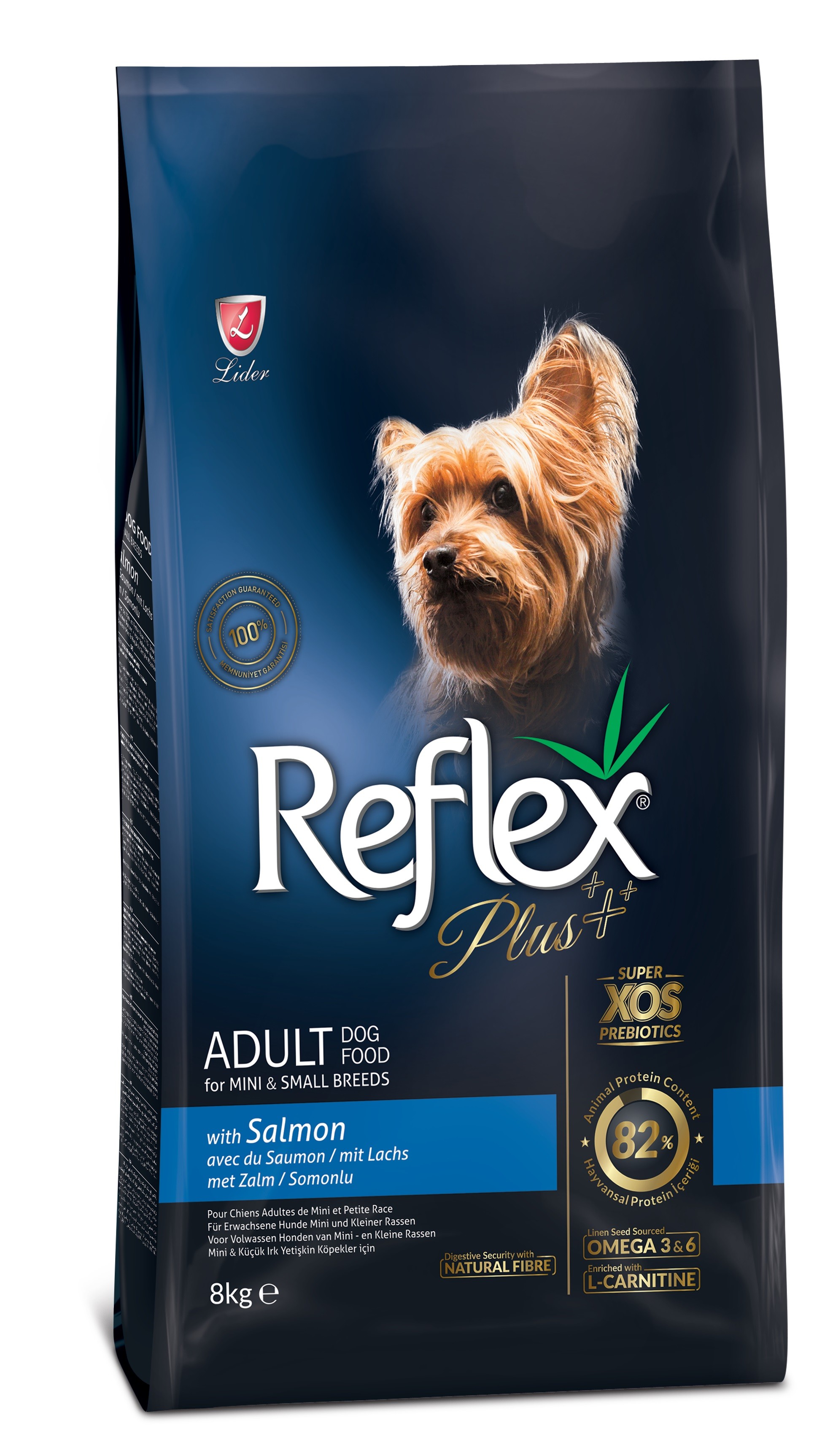Reflex Plus Mini Irk Somonlu Yetişkin Köpek Maması 8 Kg