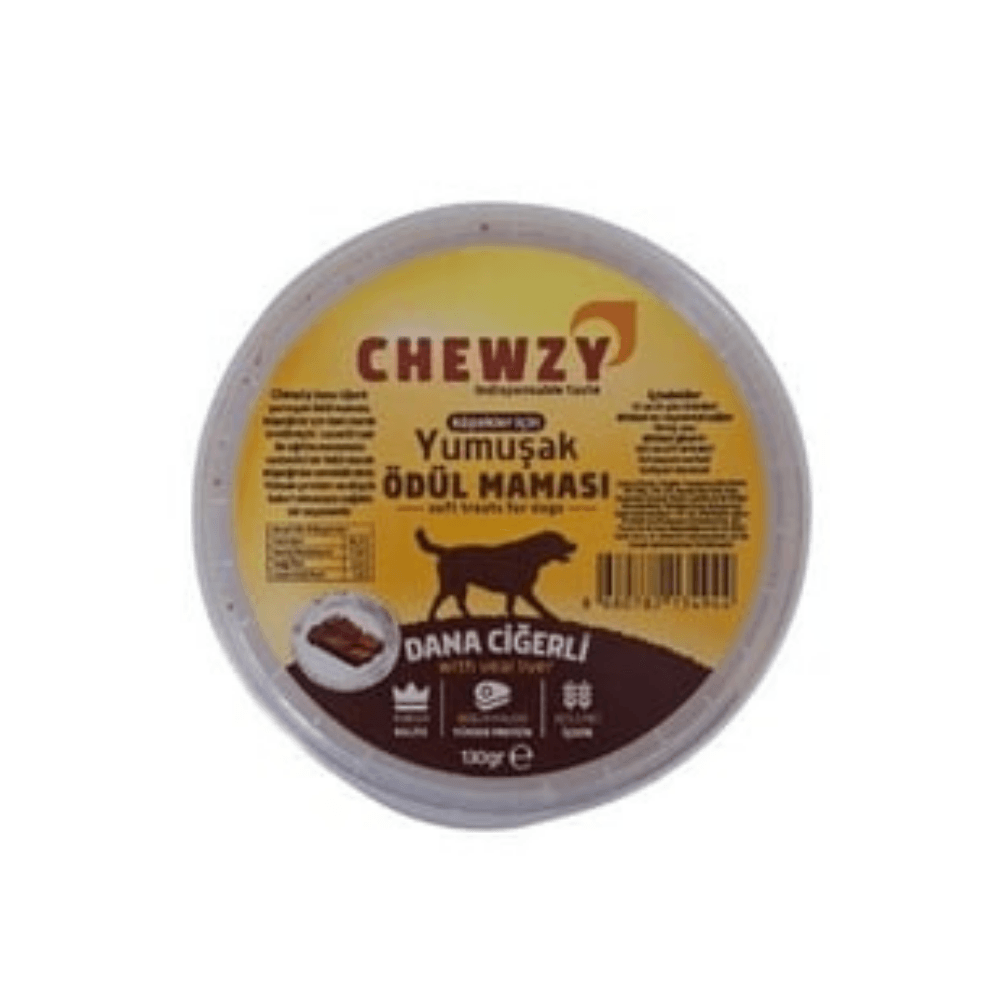 Chewzy Ciğerli Yumuşak Köpek Ödül Maması 130 GR