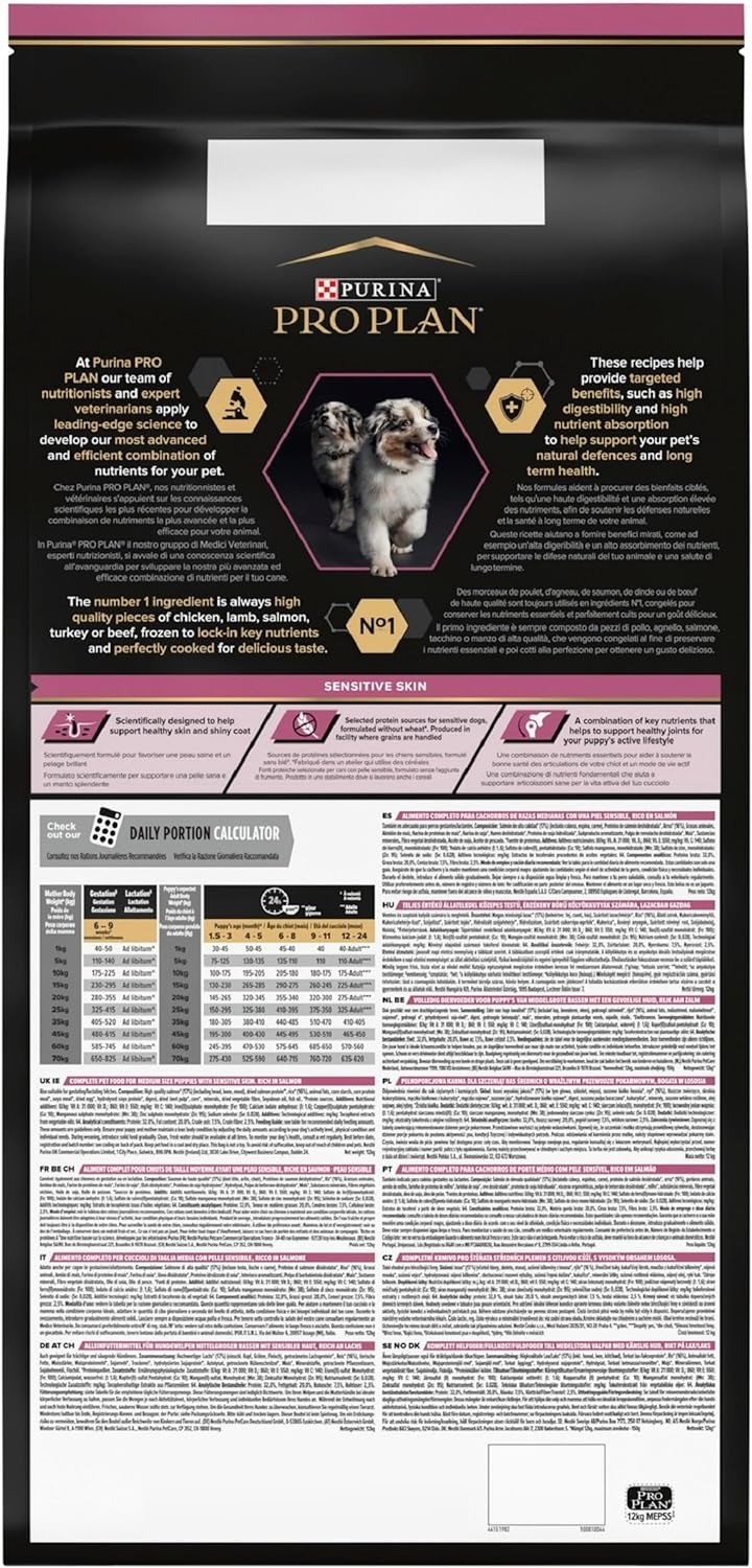 Pro Plan Somonlu Orta Irk Yavru Köpek Maması 12 Kg