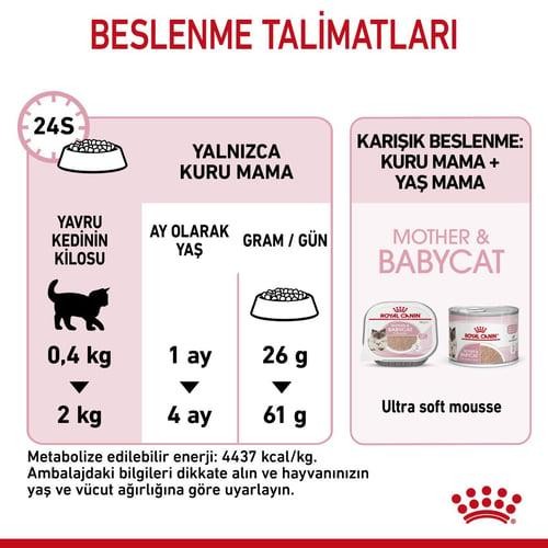 Royal Canin Mother & Babycat Yavru ve Yetişkin Kedi Maması 2 Kg