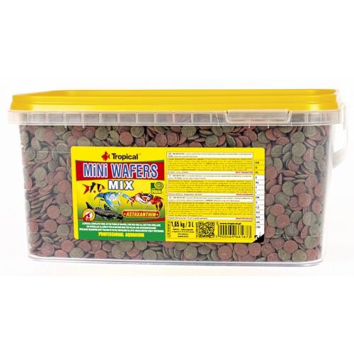 Tropical Mini Wafers Mix 3 Lt/1.65 Kg