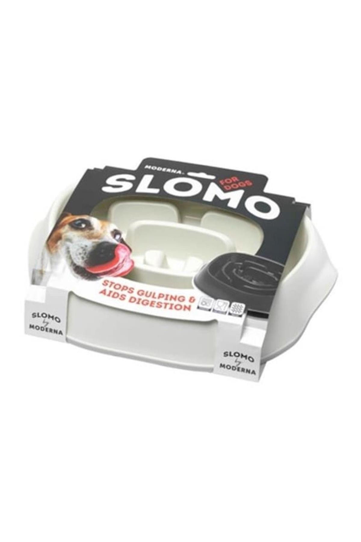 Moderna Slomo Köpek Mama Kabı 950 Ml Beyaz