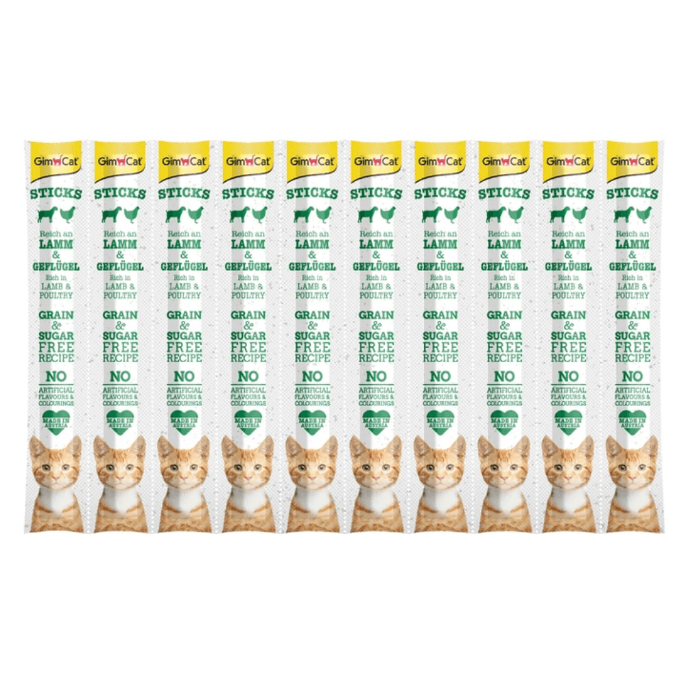 GimCat Sticks Kedi Ödülü Karışık Paket 10 x 5 Gr ( 4 ÇEŞİT)