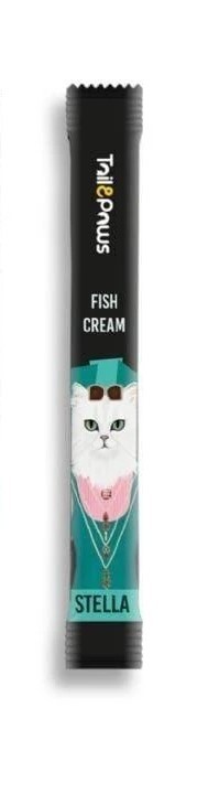 Tail & Paws Stella Somonlu ve Multivitaminli Fish Cream Kedi Ödül Maması 15 Gr
