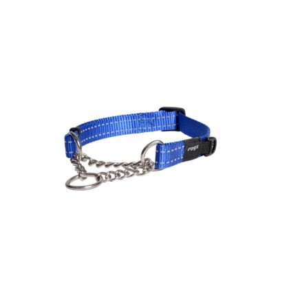 Rogz Utility Control Chain Halsband M Blauw Boyun Tasması