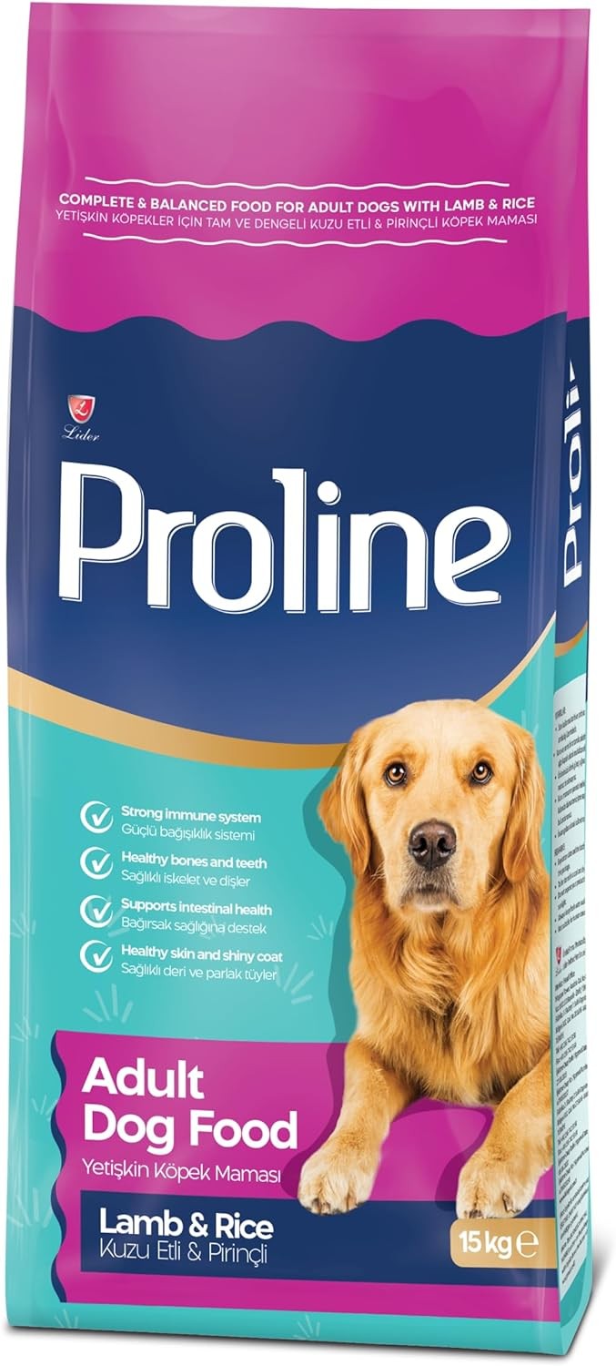 Proline Kuzu Etli ve Pirinçli Yetişkin Köpek Maması 15 Kg