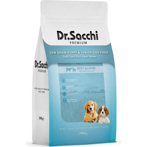 Dr. Sacchi Düşük Tahıllı Yavru Köpek Maması 2 Kg