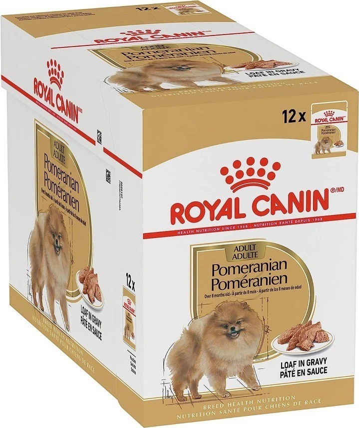 Royal Canin Pomeranian Yetişkin Köpek Yaş Maması 85 Gr (12 Adet)