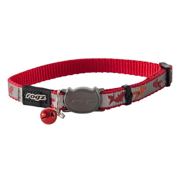 Rogz Catz Reflectocat Halsband S Red Fish Boyun Tasması