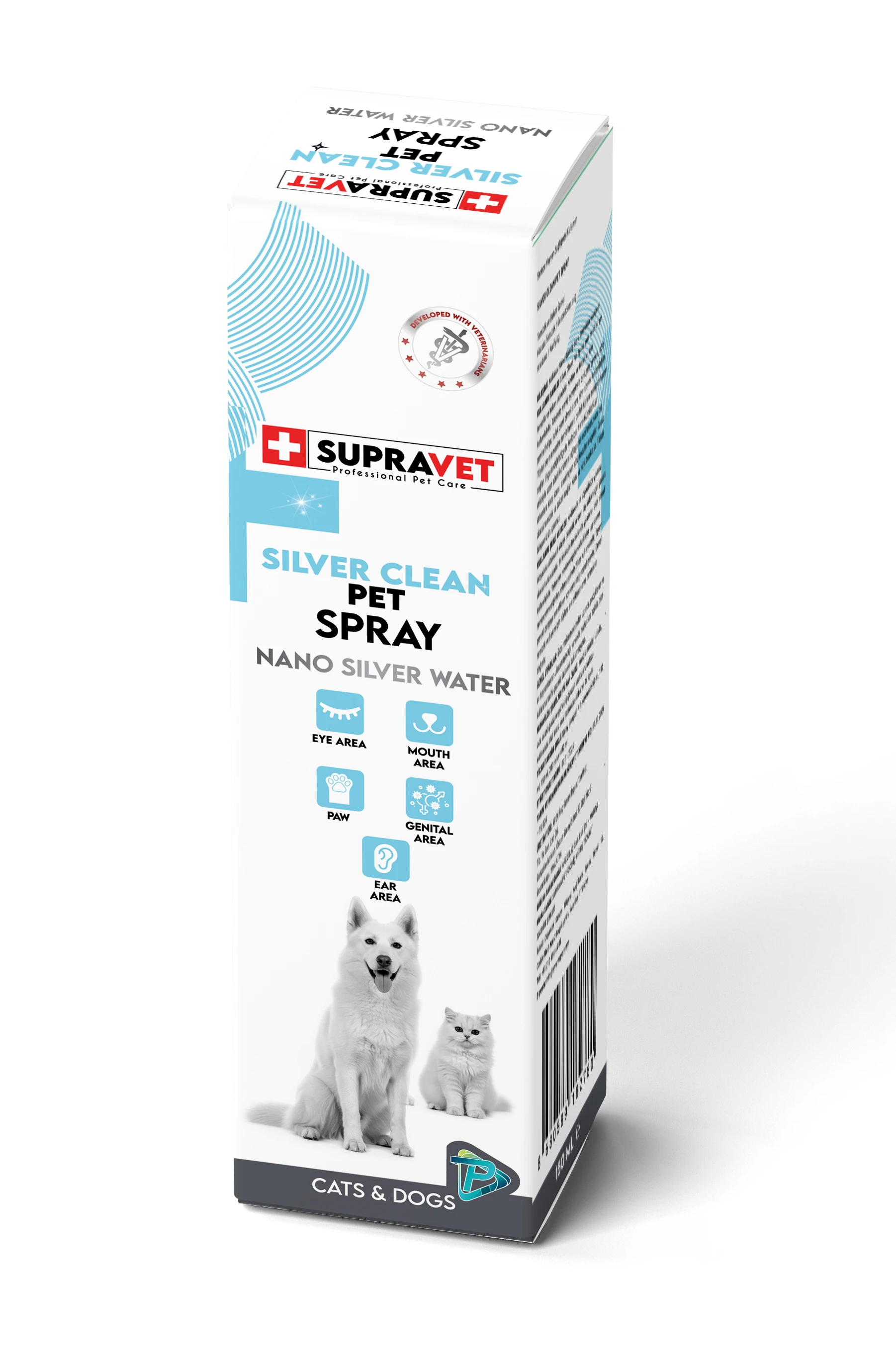 Supravet Silver Clean Nano Gümüş Suyu 150 ml