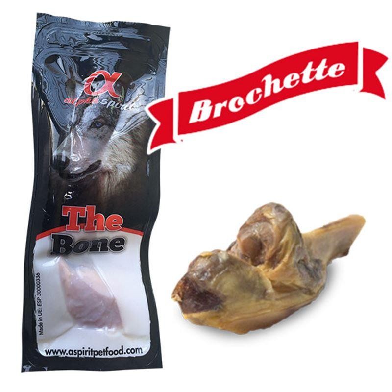 Alpha Spirit Yarım Vakum Brochette Domuz Köpek Kemiği 210 Gr