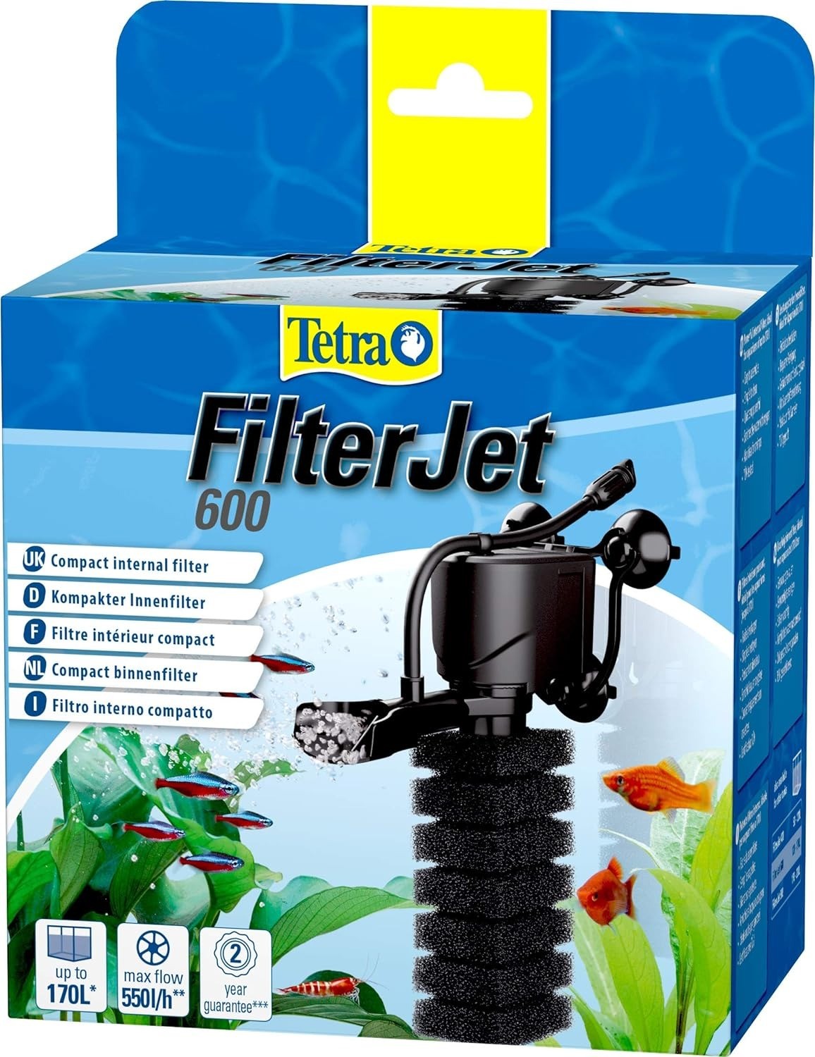 Tetra Filter Jet 600 Sünger İç Filtre 550 Lt/S