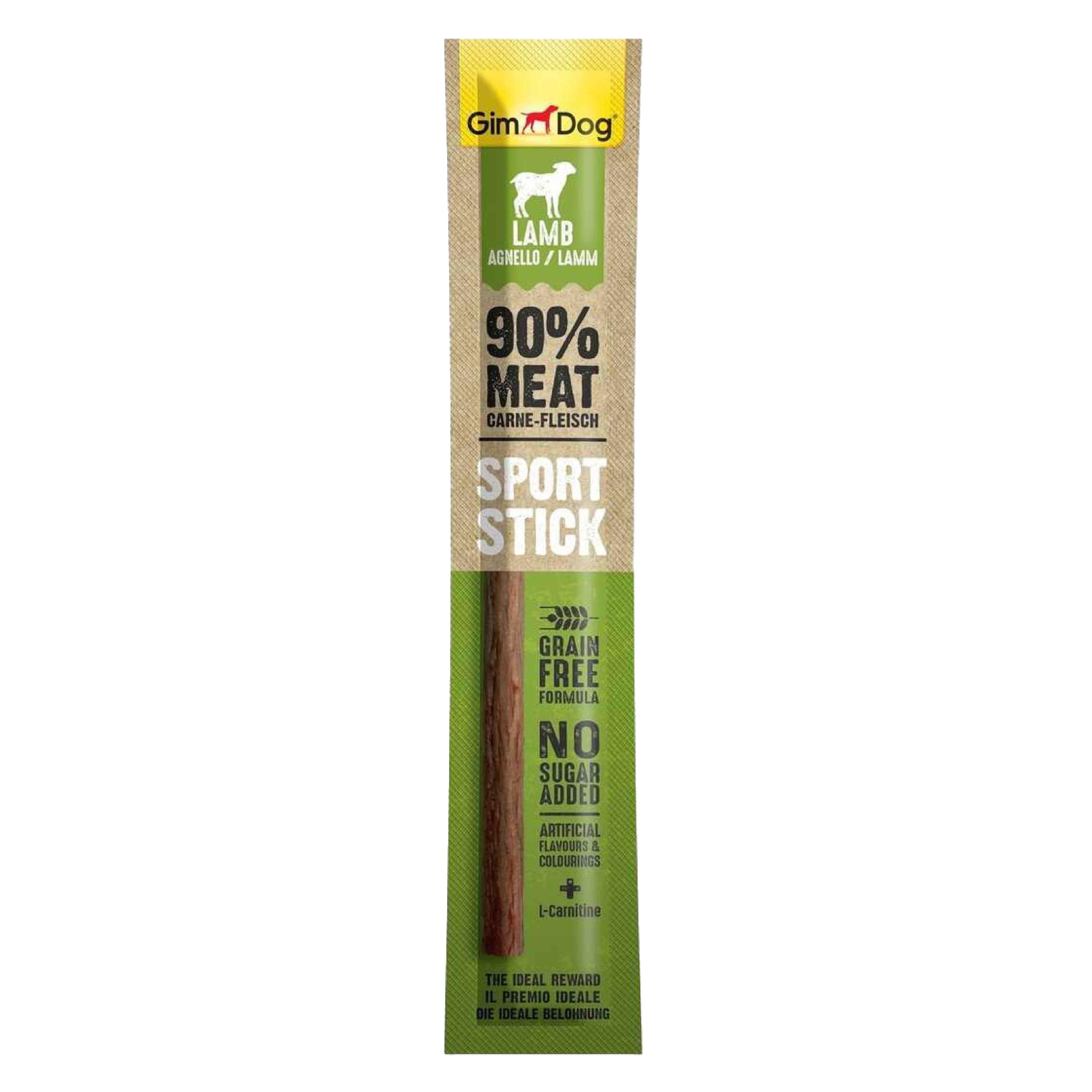 GimDog SportSticks Tahılsız Kuzu Etli Köpek Ödül Çubuğu 12 Gr