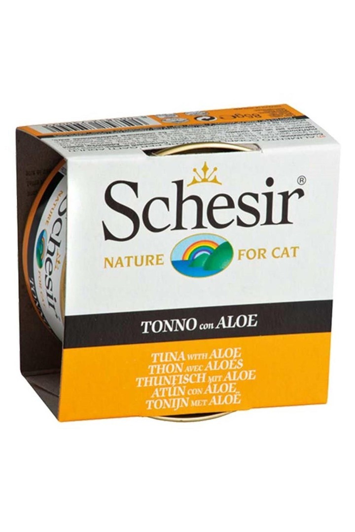Schesir Jöleli Ton Balıklı ve Aloeveralı Kedi Konservesi 85 Gr