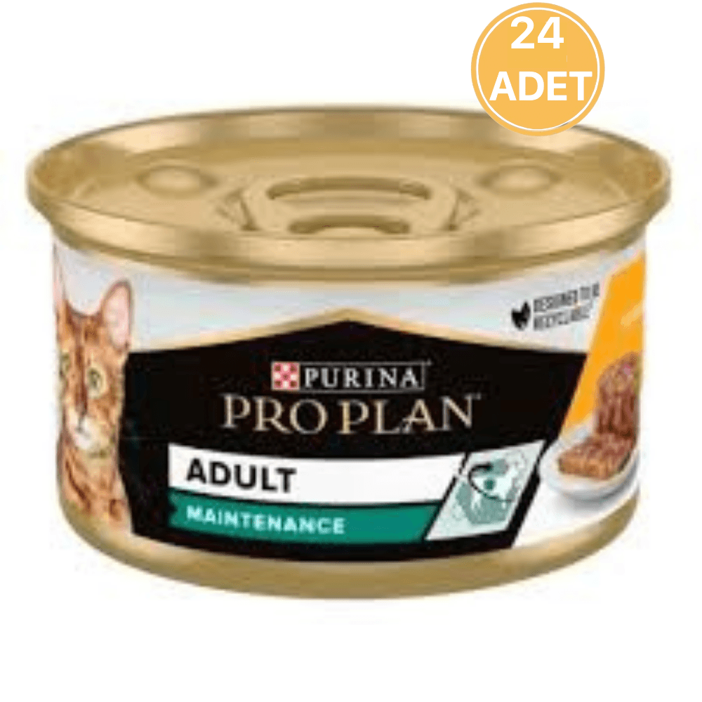 Pro Plan Tavuk Etli Yetişkin Kedi Konservesi 85 Gr (24 Adet)