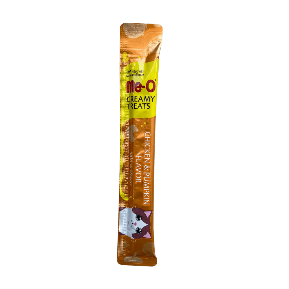 Me-O Kremalı Tavuklu ve Balkabaklı Sıvı Kedi Ödülü 15 Gr