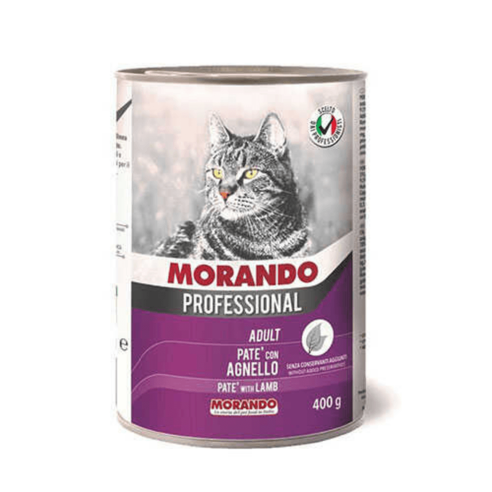 Morando Pate Kuzu Etli Yetişkin Kedi Konserve 400 Gr