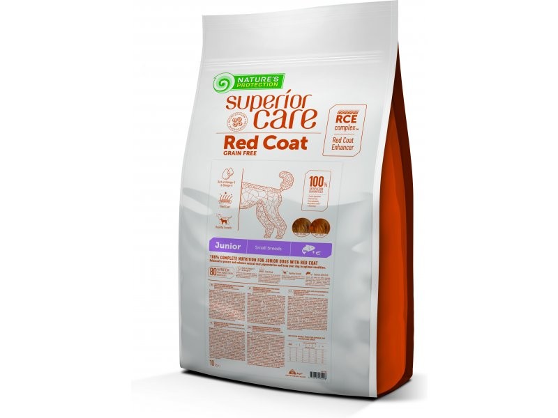 Nature's Protection Red Coat Küçük Irk Somonlu Yavru Kızıl Köpek Maması 10 Kg